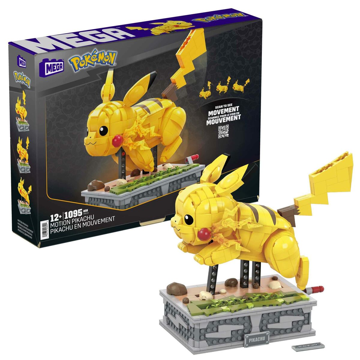 Building set Pokemon Mega Construx - Motion Pikachu 1095 Pieces - Toys and  games - KiiDS.SHOP