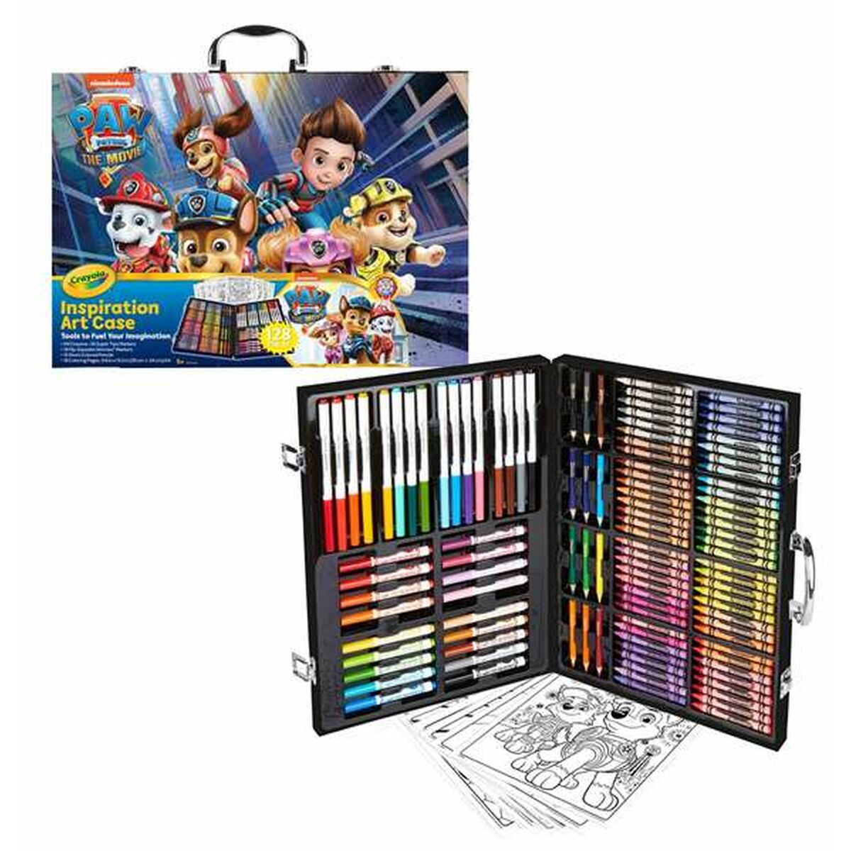 Súprava na Kreslenie Crayola Paw Patrol 128 Kusy - Hračky a Hry Tvorivé činnosti