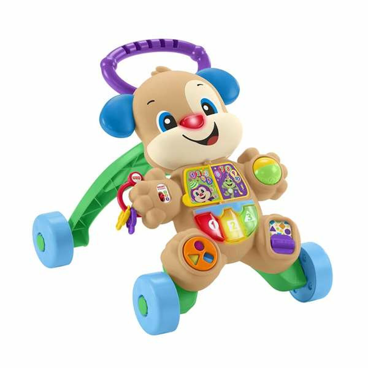 Chodítko na Kolieskach Fisher Price Zvuk Pes Svetlá Viacjazyčný - Dieťa činnosť a Zábava