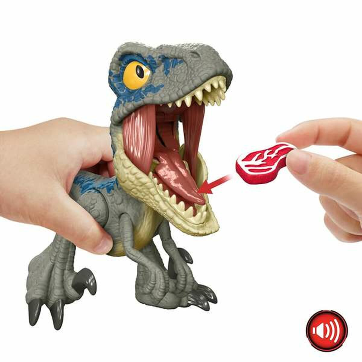 Dinosaurus Mattel Velociraptor Blue - Hračky a Hry Bábiky Postavičky