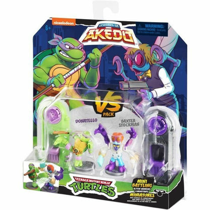 Bojové Figúrky Teenage Mutant Ninja Turtles Legends Of Akedo: Donatello Vs Baxter Stockman - Hračky a Hry Bábiky