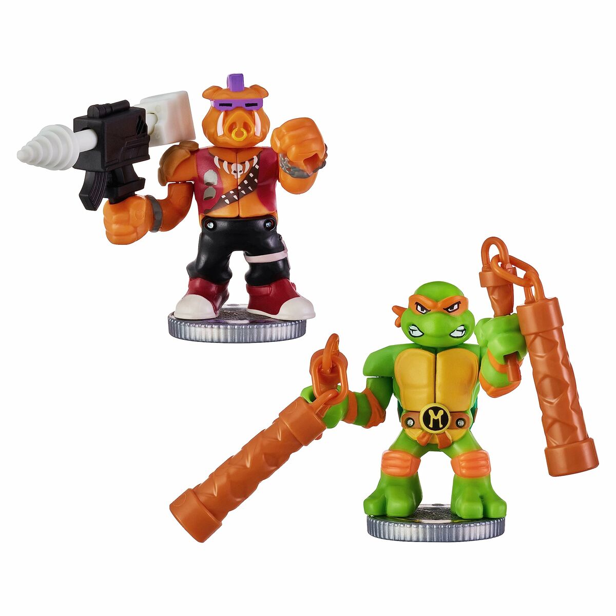 Bojové Figúrky Teenage Mutant Ninja Turtles Legends Of Akedo: Michelangelo Vs Evil Bepop - Hračky a Hry Bábiky