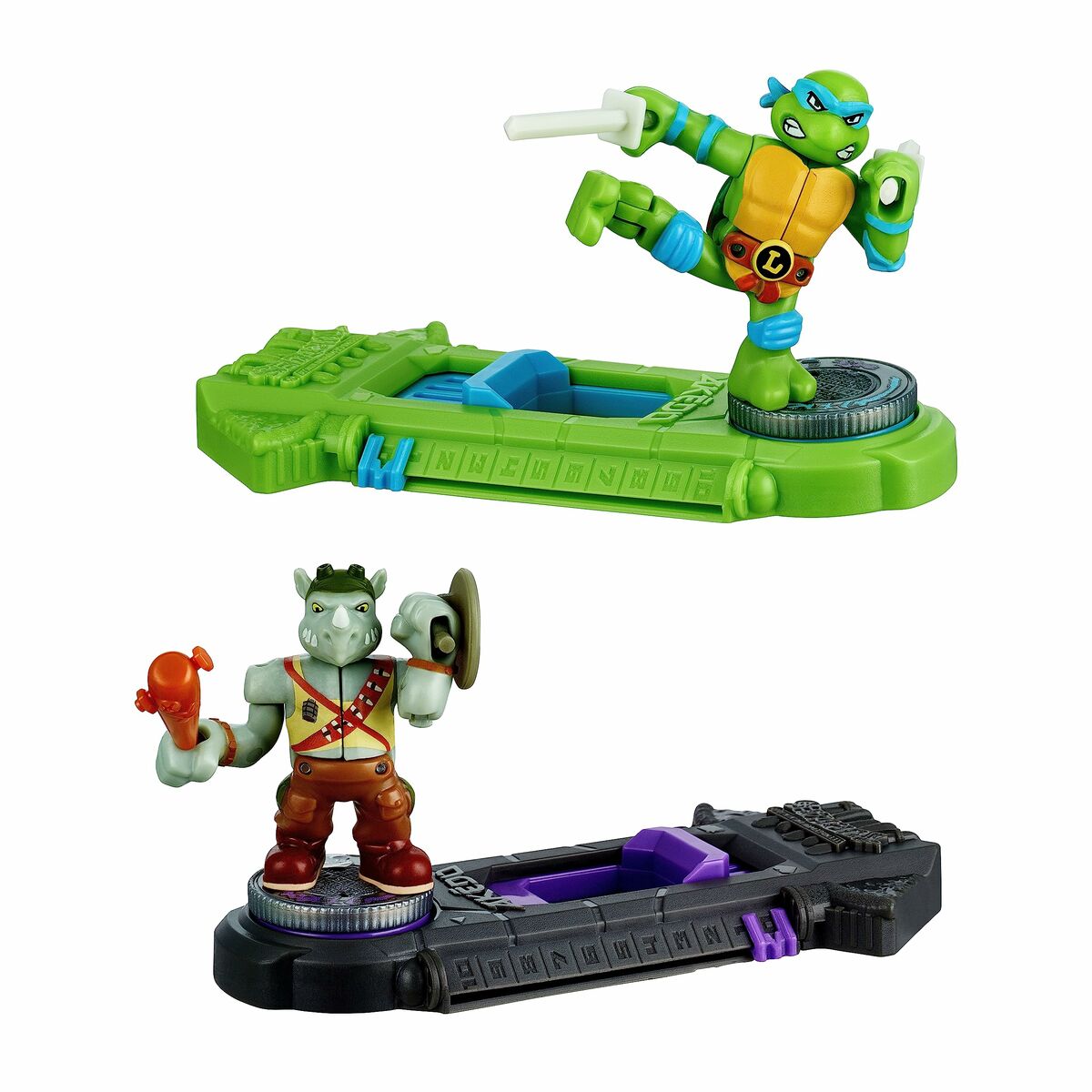 Bojové Figúrky Teenage Mutant Ninja Turtles Legends Of Akedo: Leonardo Vs Rocksteady - Hračky a Hry Bábiky Postavičky