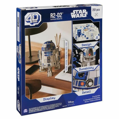 Stavebná Hra Star Wars R2-d2 201 Kusy 19 x 18,6 28 Cm Biela Viacfarebná - Hračky a Hry