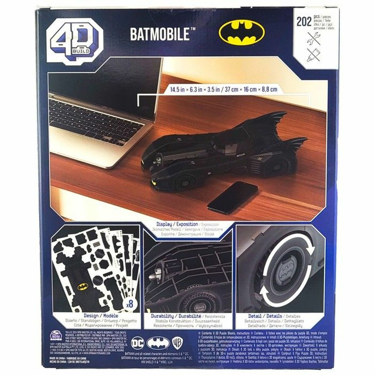 3d Puzzle Batmobile - Hračky a Hry Hlavolamy - Bigbuy Home