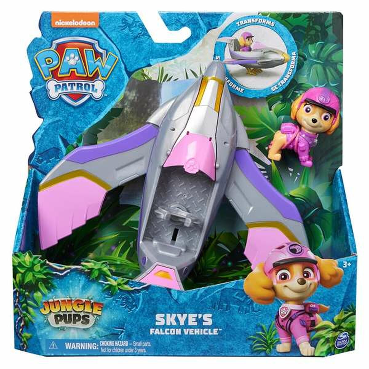 Sada Autíčok The Paw Patrol Jungle Pups - Skye - Hračky a Hry Bábiky Postavičky