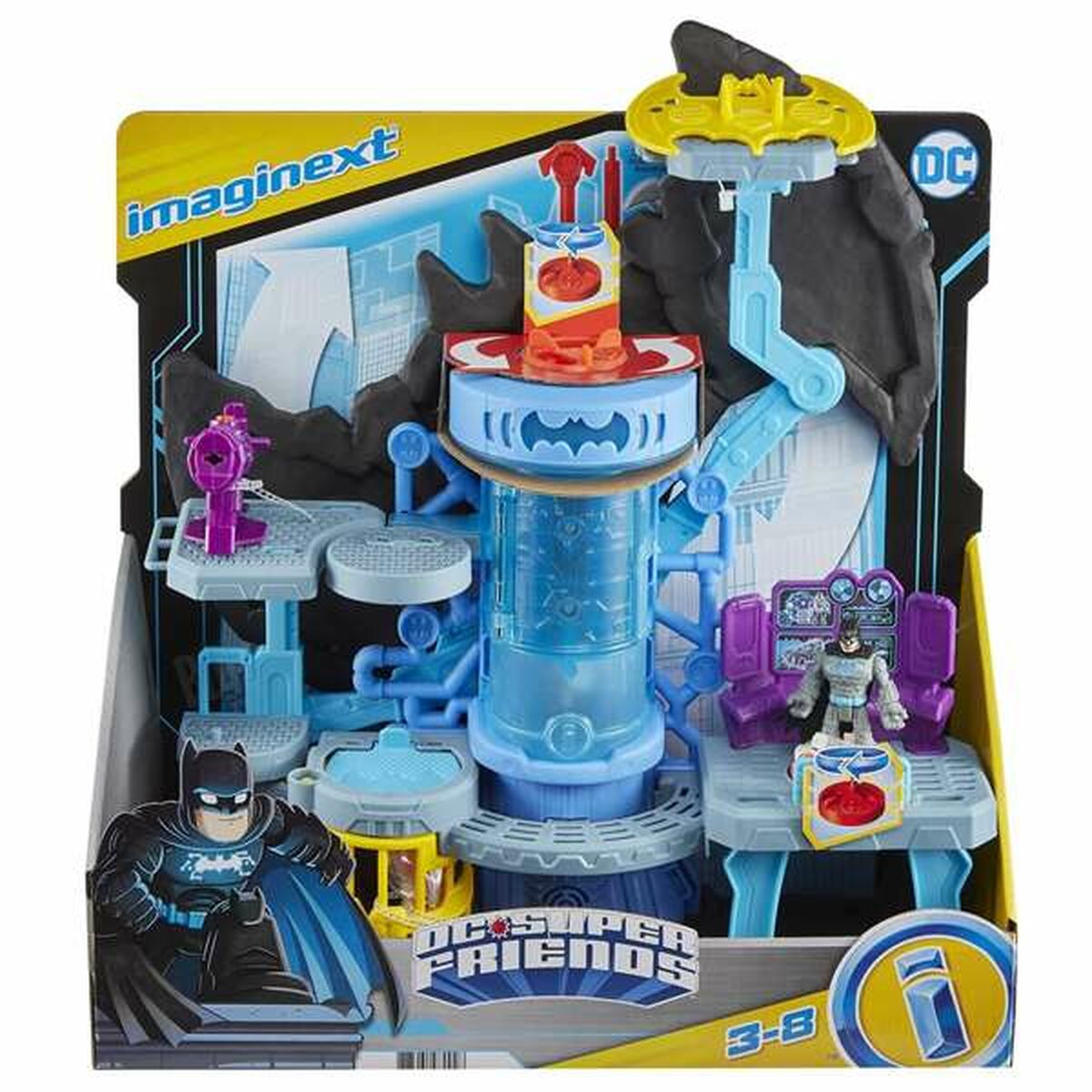 Playset Batman Super Friends Bat-tech Batcave Svetlá so Zvukom 40 x 38 Cm - Hračky a Hry Bábiky Postavičky