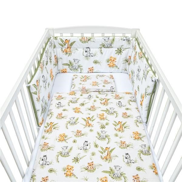 3-dielne posteľné obliečky New Baby 100/135 cm Jungle - Dojčenské potreby|Súpravy do postieľky|Detské posteľné obliečky - KiiDS.SHOP