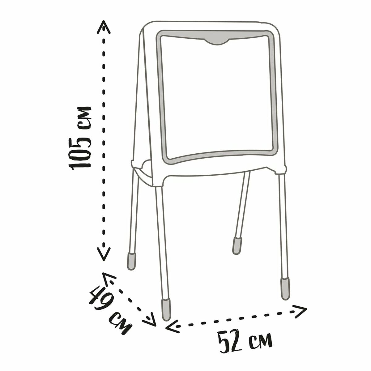 Obojstranná Tabuľa Smoby Skladateľný 80 Kusy 105 x 49 52 Cm - Viacúčelové Tabule