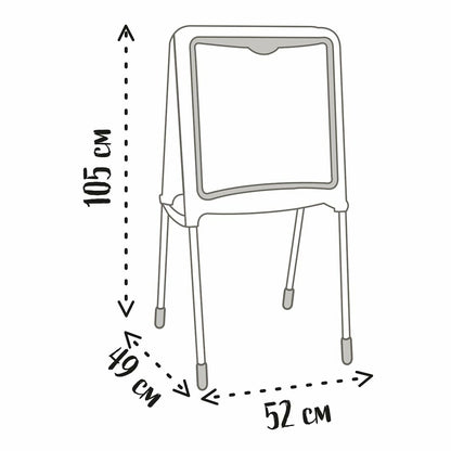 Obojstranná Tabuľa Smoby Skladateľný 80 Kusy 105 x 49 52 Cm - Viacúčelové Tabule