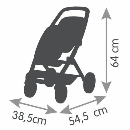 Kočík pre Bábiky Smoby Maxi-cosi Twin 64 Cm - Hračky a Hry Bábiky Doplnky