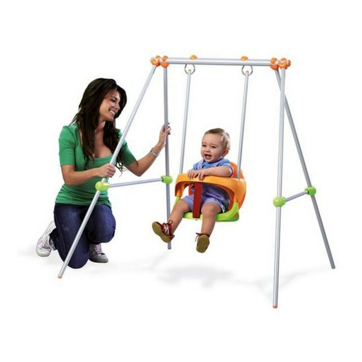 Hojdačka Baby Swing Smoby 310046 (120 x 124 120 Cm) - Hračky a Hry Outdoor športy