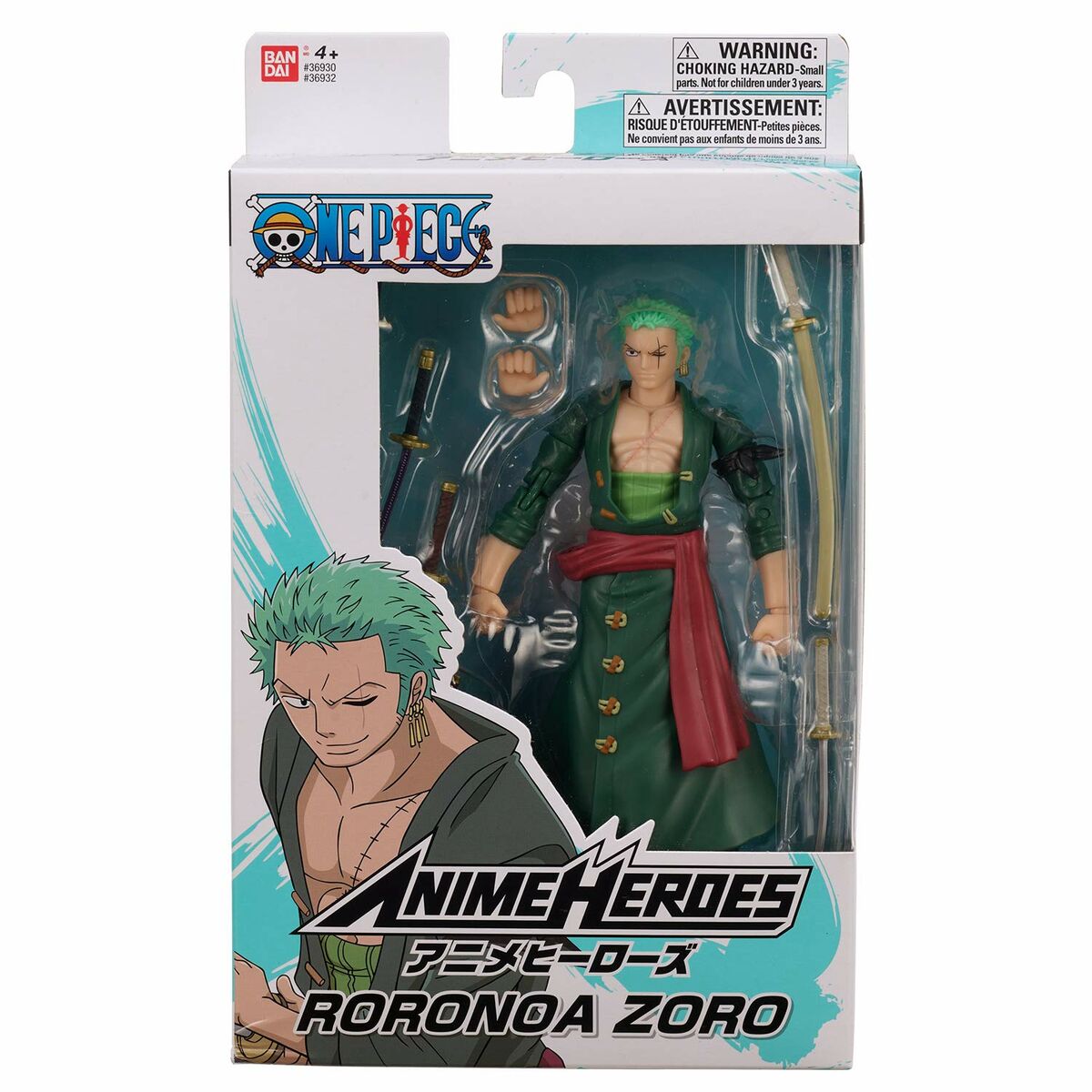 Skladacia Figúrka One Piece Anime Heroes - Roronoa Zoro 17 Cm - Hračky a Hry Bábiky Postavičky