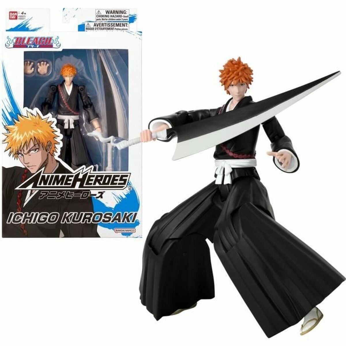 Pohyblivé Figúrky Bandai Bleach - Anime Heroes: Ichigo Kurosaki 17 Cm - Hračky a Hry Bábiky Postavičky