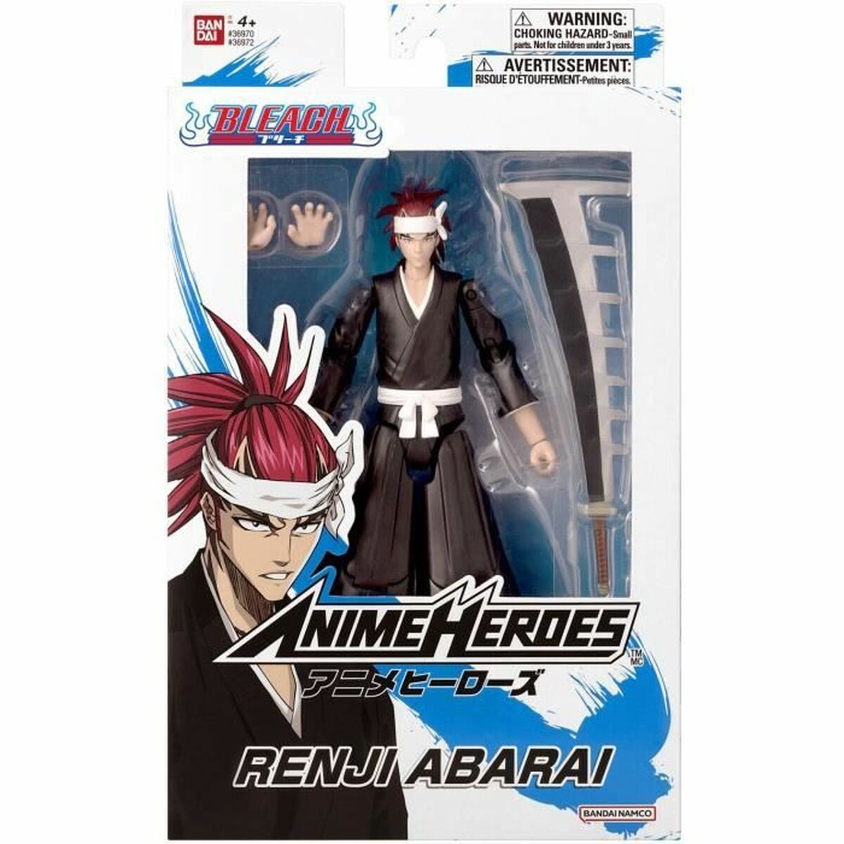 Pohyblivé Figúrky Bandai Anime Heroes - Bleach: Renji Abarai 17 Cm - Hračky a Hry Bábiky Postavičky