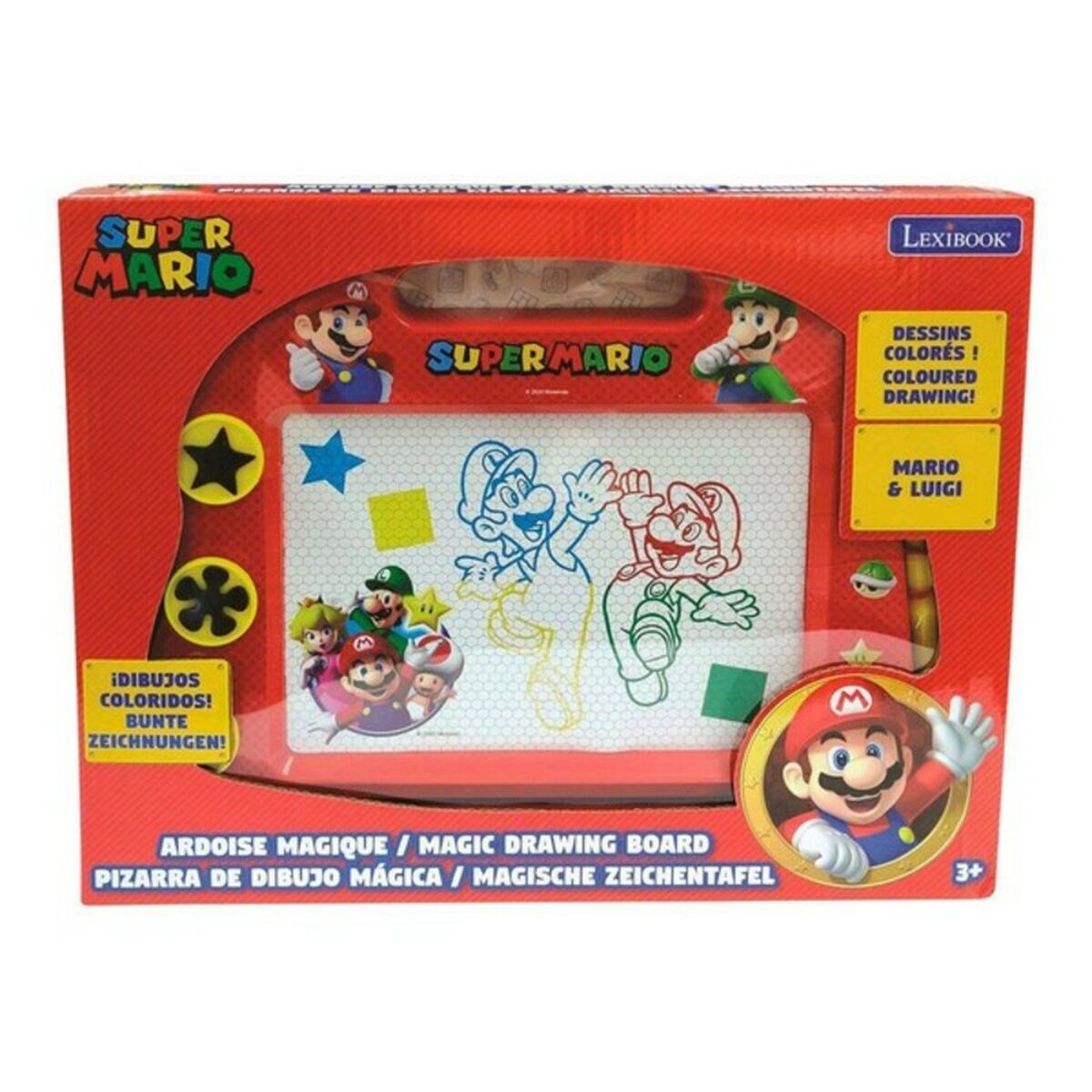 Magnetická Tabuľa s Fixkou Super Mario Lexibook A5 - Hračky a Hry Tvorivé činnosti