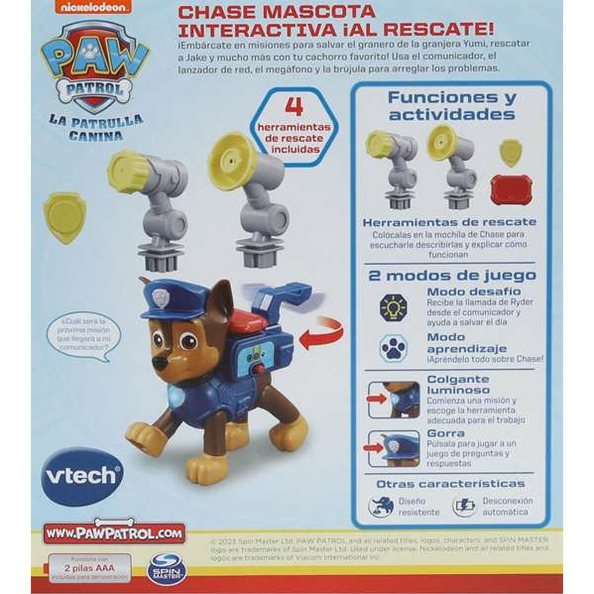 Interaktívny Maskot The Paw Patrol Chase 16 x 12 8 Cm - Hračky a Hry Elektronické