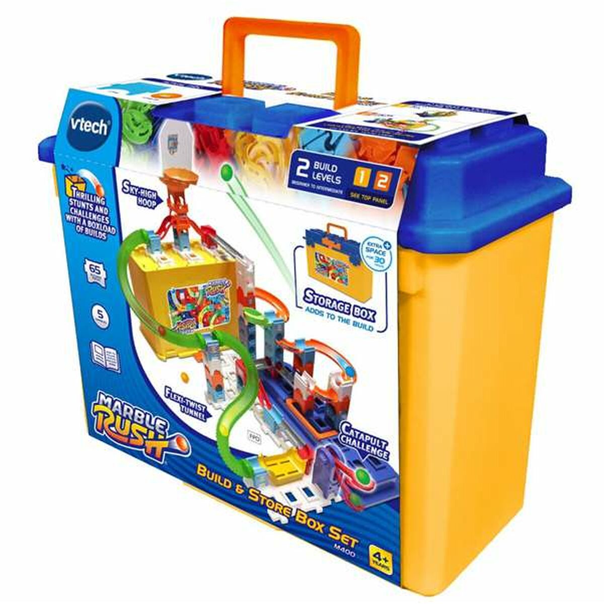 Pretekárska Dráha Vtech Marble Rush Storage Box 70 Piezas - Hračky a Hry Vozidlá