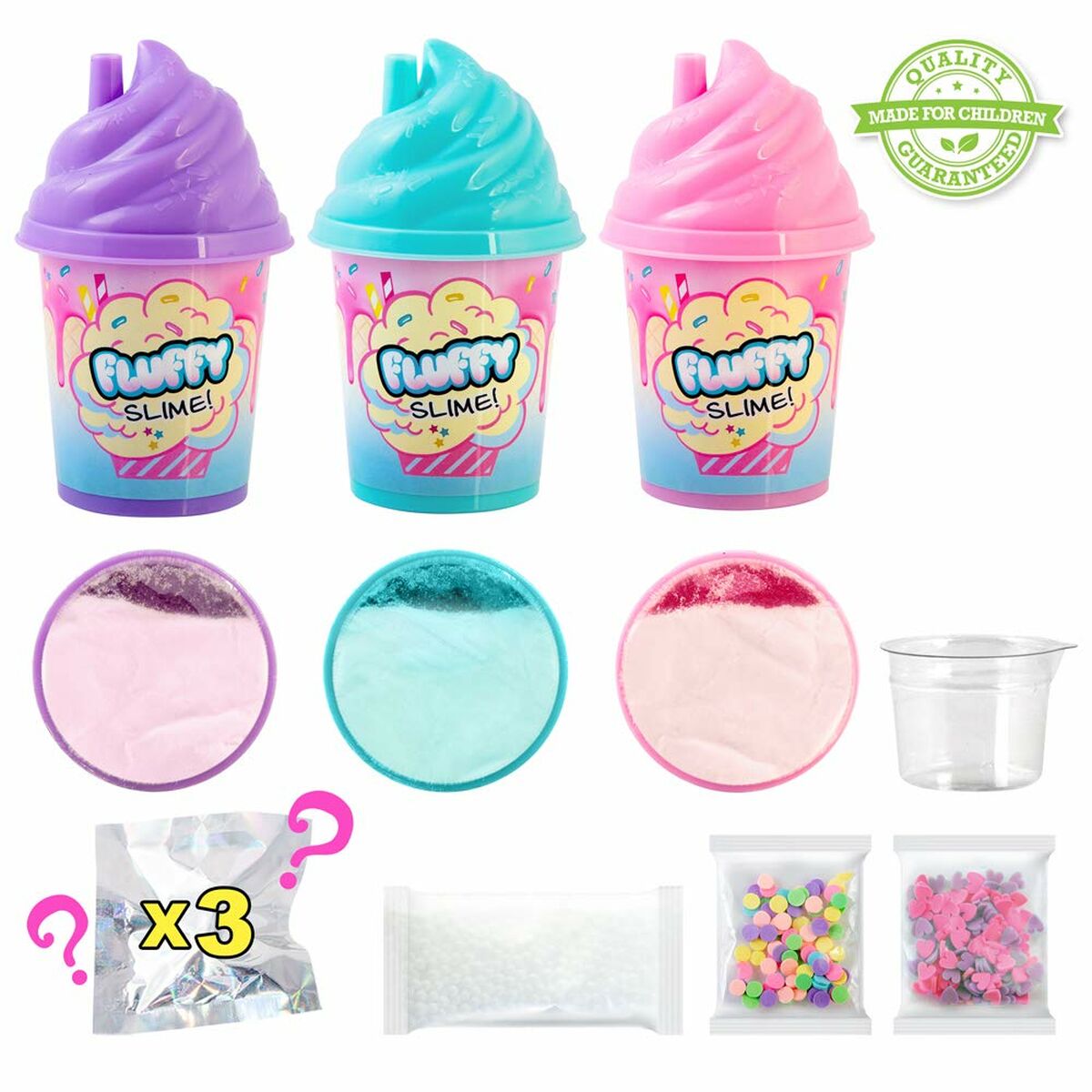 Plastelínová Hra Canal Toys Fluffy Slime Kit - Modelovacie Hmoty