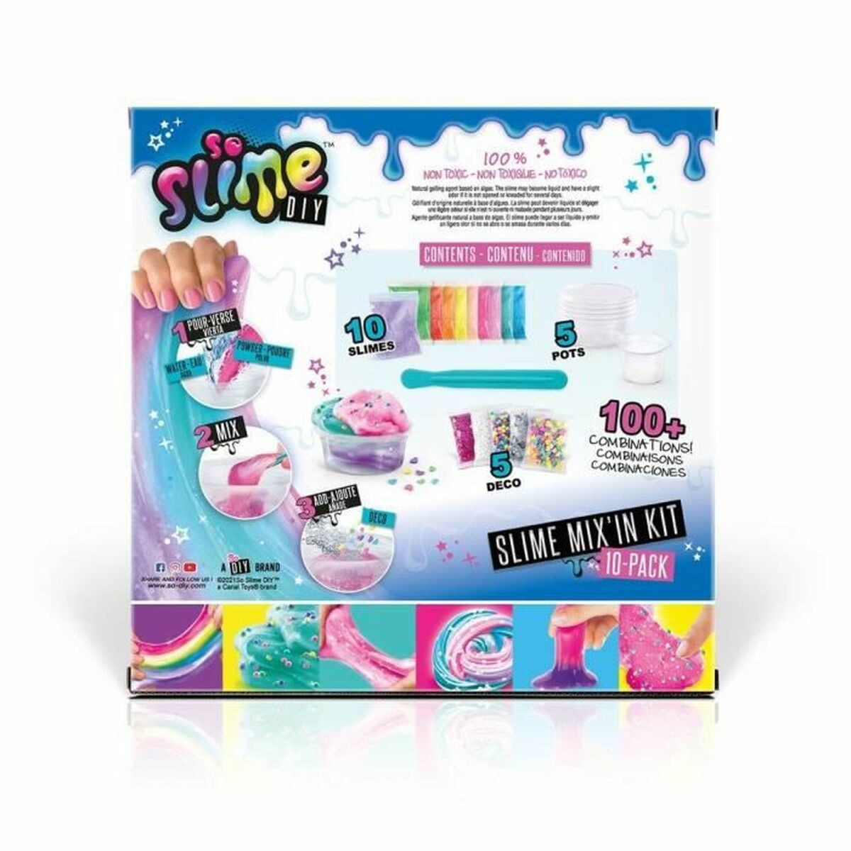 Slime Canal Toys Mix’in Kit - Hračky a Hry Tvorivé činnosti