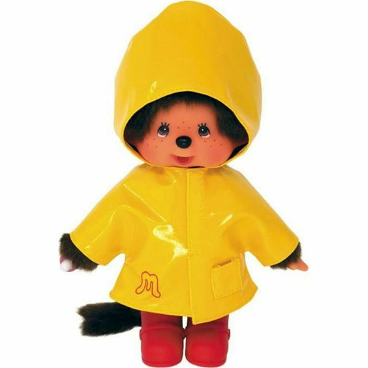 Plyšák Bandai Monchhichi Iconic Raincoat 20 Cm žltá - Hračky a Hry Plyšové Hračky