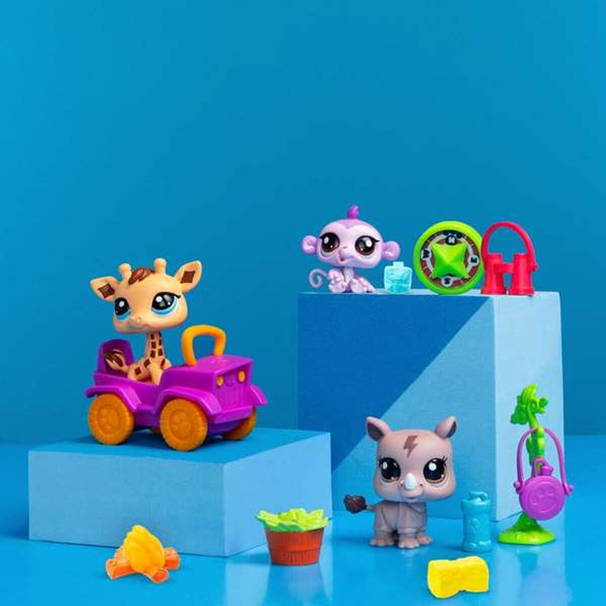 Playset Bandai Littlest Pet Shop Safari 8 Kusy - Hračky a Hry Bábiky Postavičky