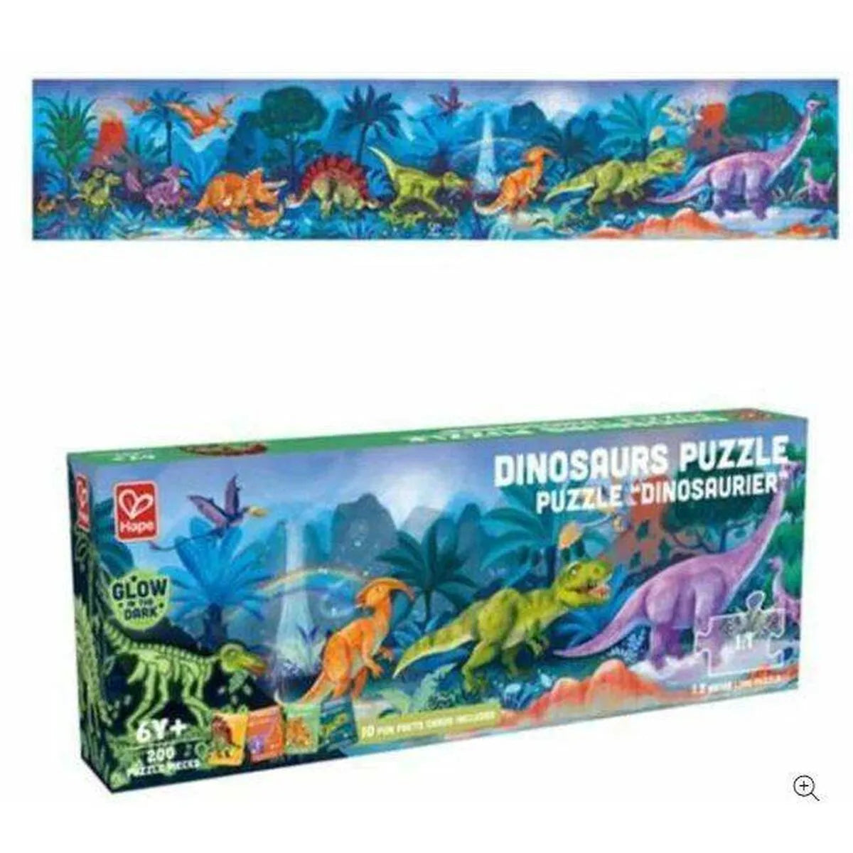 3d Puzzle Hape 150 x 30 Cm 200 Kusy Dinosaurus