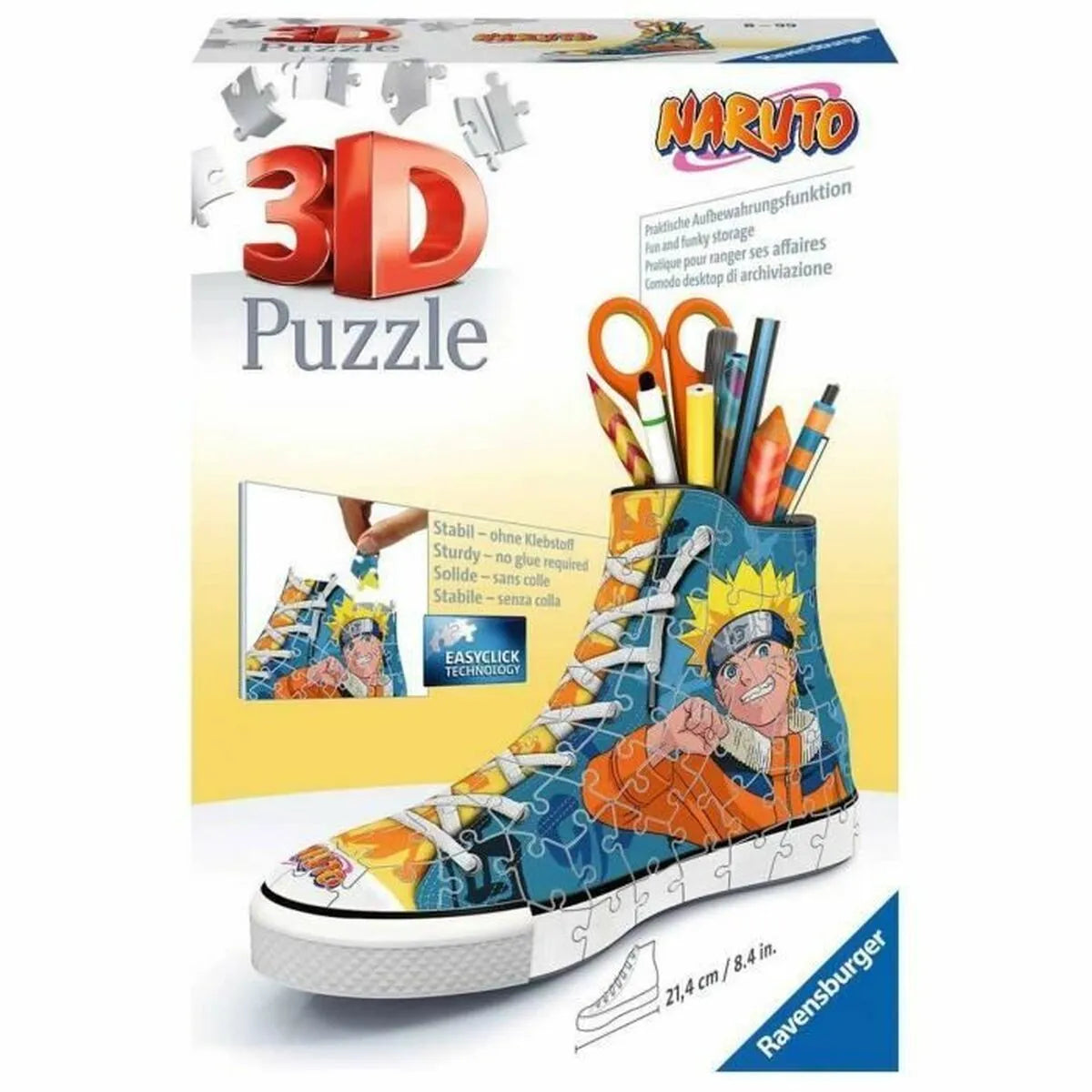 3d Puzzle Naruto 11543 Papuče 112 Kusy - Hračky a Hry Hlavolamy