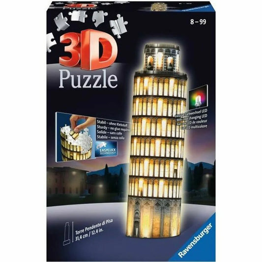 3d Puzzle Ravensburger Tour De Pise Night Edition 216 Kusy