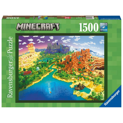 Puzzle Minecraft Ravensburger 17189 World Of 1500 Kusy - Hračky a Hry Hlavolamy