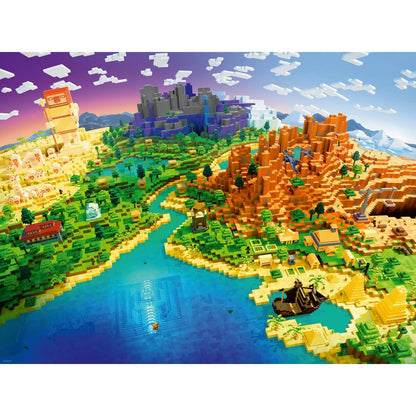 Puzzle Minecraft Ravensburger 17189 World Of 1500 Kusy - Hračky a Hry Hlavolamy