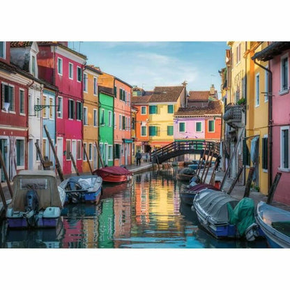 Puzzle Ravensburger 17392 Burano Canal - Venezia 1000 Kusy - Hračky a Hry Hlavolamy