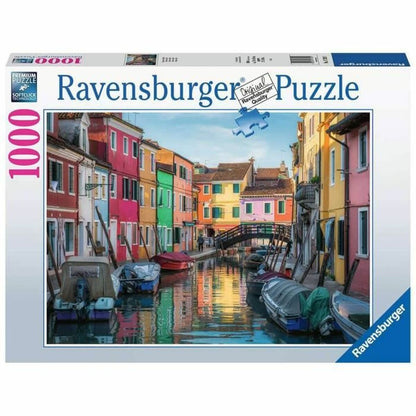 Puzzle Ravensburger 17392 Burano Canal - Venezia 1000 Kusy - Hračky a Hry Hlavolamy