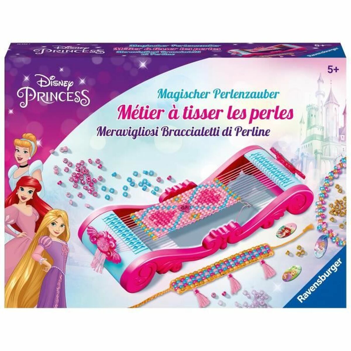 Súprava na Výrobu Náramkov a Náhrdelníkov Ravensburger Disney Princesses - Hračky Hry Tvorivé činnosti