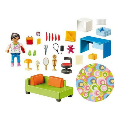 Playset Dollhouse Teenager’s Room Playmobil 70209 (43 Pcs) - Hračky a Hry Bábiky Postavičky