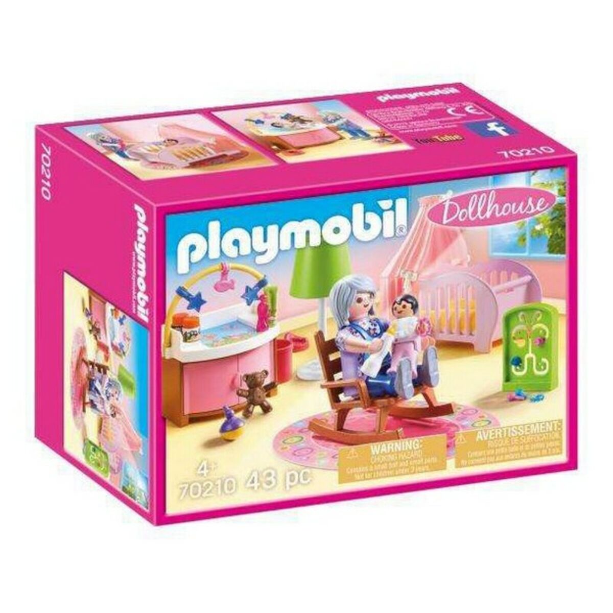 Playset Dollhouse Baby’s Room Playmobil 1 Kusy (43 Pcs) - Hračky a Hry Bábiky Postavičky