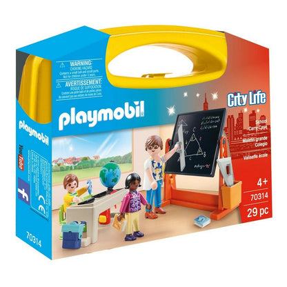 Playset City Life School Carry Case Playmobil 70314 (29 Pcs) - Hračky a Hry Bábiky Postavičky