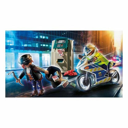 Playset City Action Police Motorbike Playmobil 70572 32 Kusy (32 Pcs) - Hračky a Hry Bábiky Postavičky