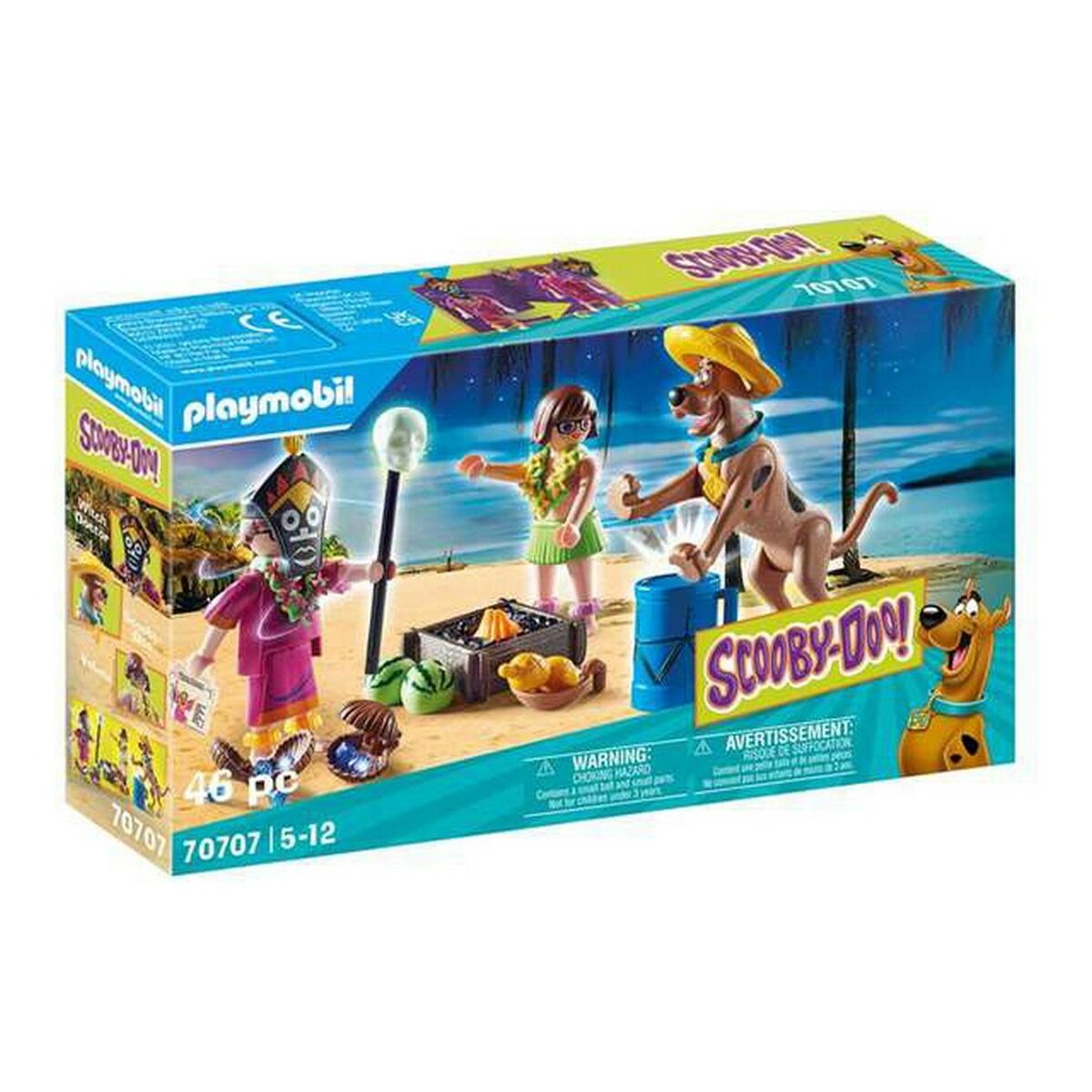 Playset Scooby Doo Aventure With Witch Doctor Playmobil 70707 (46 Pcs) - Hračky a Hry Bábiky Postavičky