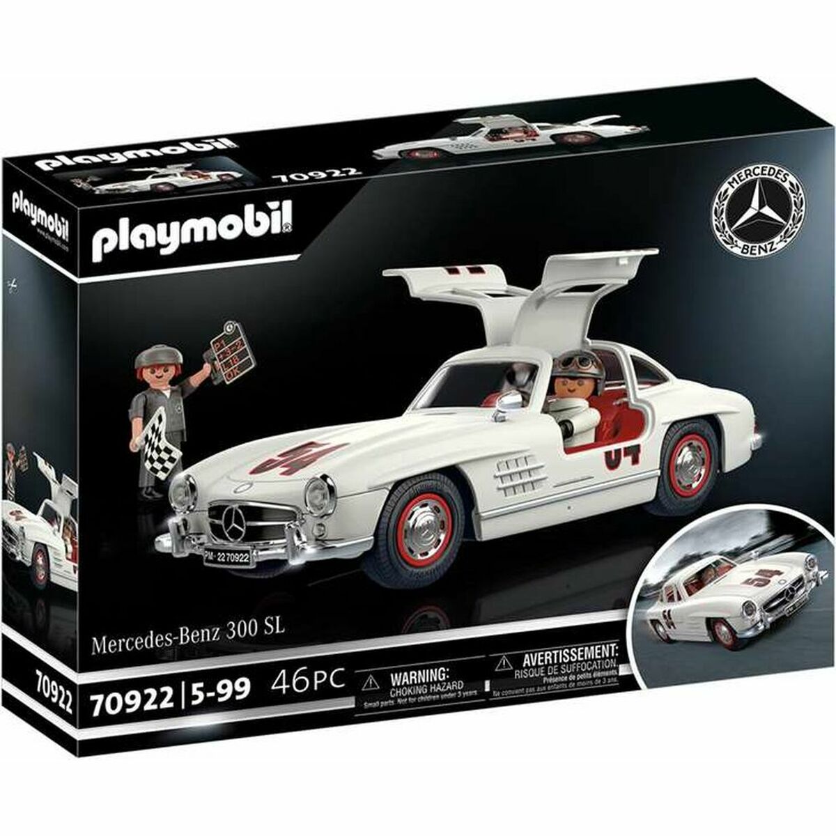 Playset Playmobil Mercedes-benz 300 Sl 70922 - Hračky a Hry Bábiky Postavičky