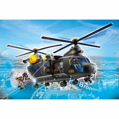 Sada Hračiek Playmobil Police Plane City Action Plastické - Hračky a Hry Súpravy Doplnky