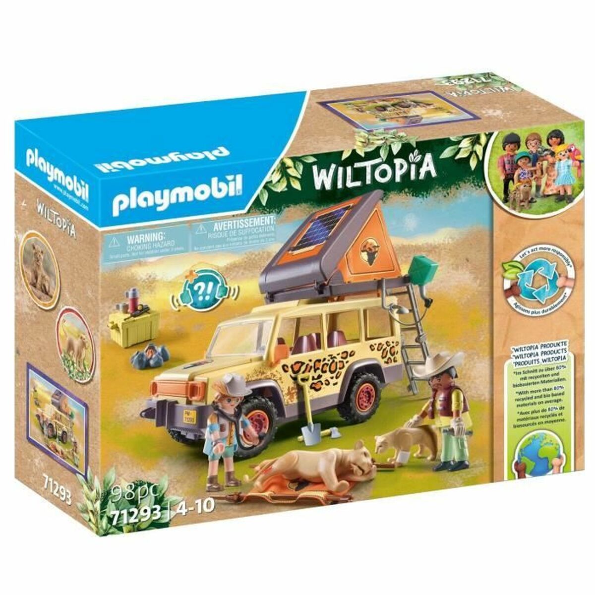 Vozidlo Playmobil Wiltopia - Hracie Sady