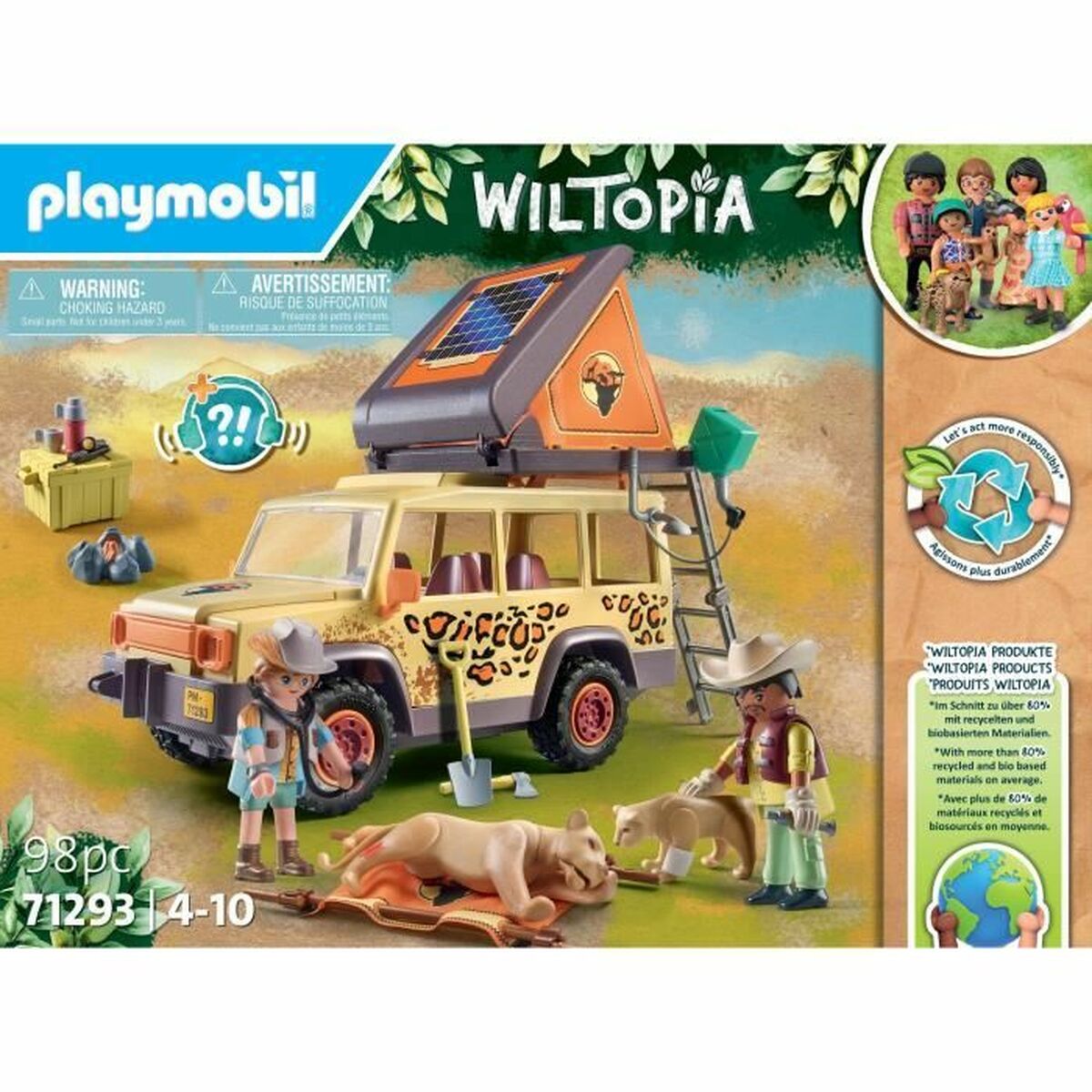 Vozidlo Playmobil Wiltopia - Hracie Sady