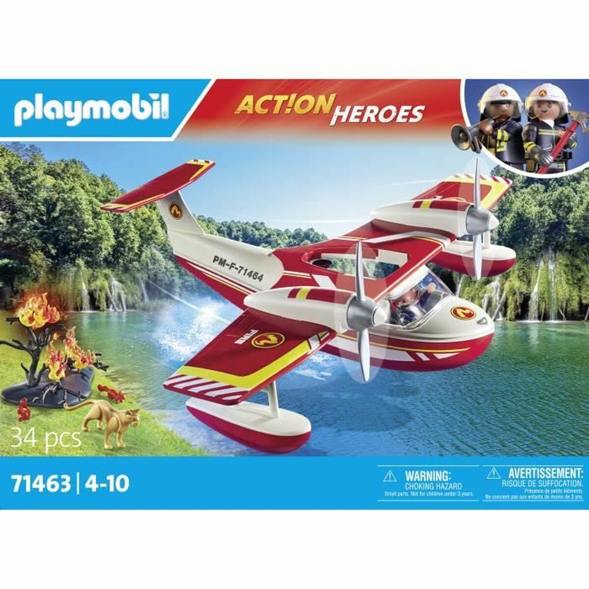 Playset Playmobil 71463 Action Heroes Plastické - Hračky a Hry Súpravy Doplnky