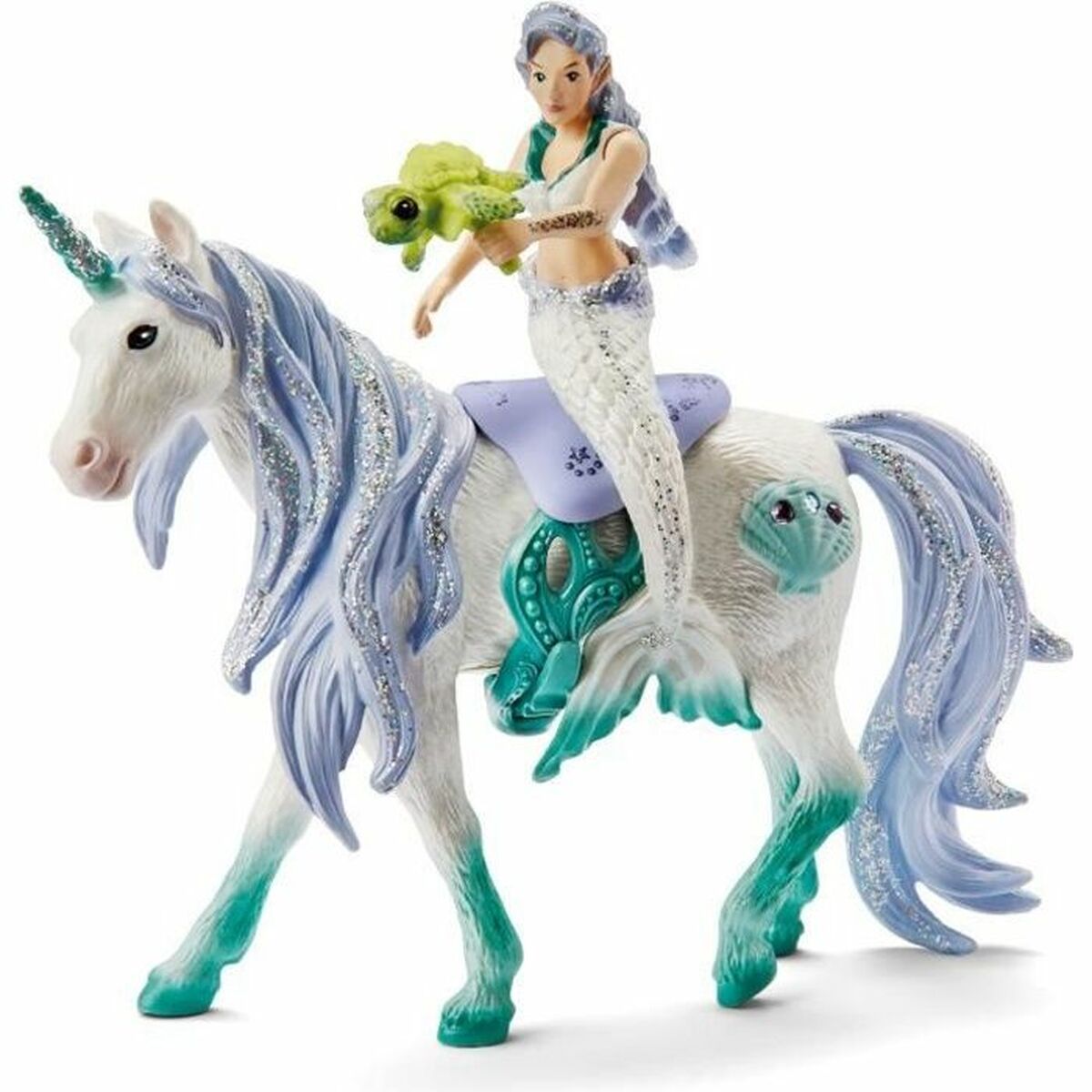 Figúrk Schleich 42509 Mermaid on Sea Unicorn Plastické - Hračky a Hry Bábiky Postavičky