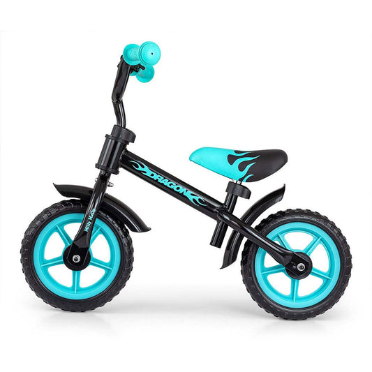 Sdraietta bicicletta per bambini Milly Mally Dragon nera