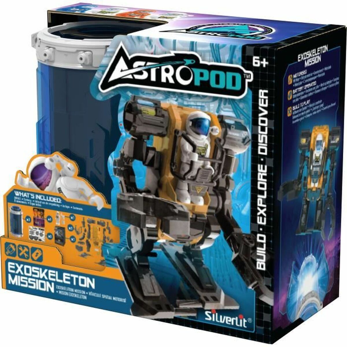 Playset Silverlit Exoskeleton Mission Astropod - Hračky a Hry Bábiky Postavičky