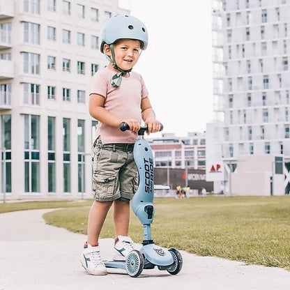 Detská Cyklistická Helma Scoot & Ride 96322 Modrá - športy a Outdoor Cyklistika