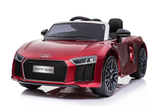 Elektrické Autíčko Baby Mix Audi R8 Spyder Maxi Metalíza červené - Autá