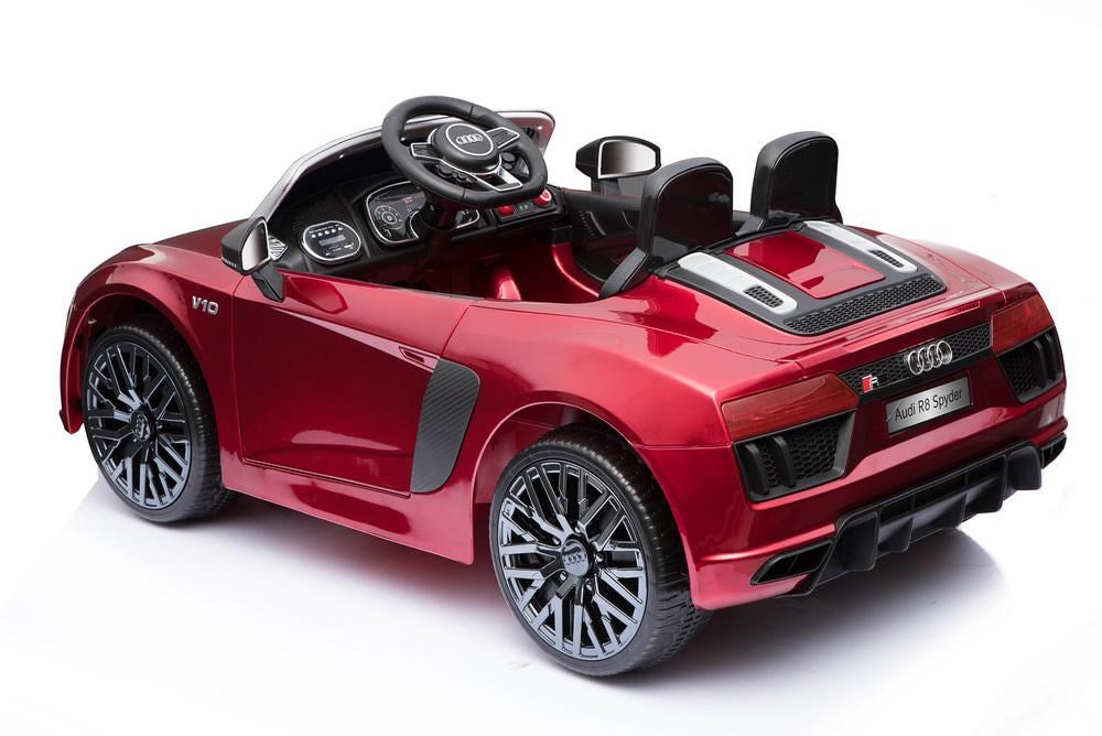 Elektrické Autíčko Baby Mix Audi R8 Spyder Maxi Metalíza červené - Autá